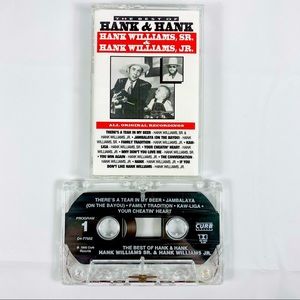 VTG HANK WILLIAMS JR. & SR. THE BEST OF Cassette